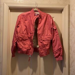 Gap pink bomber jacket